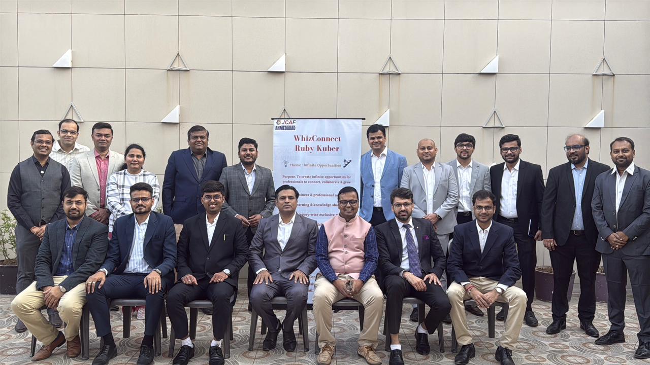 JCAF Ahmedabad’s First WhizConnect Chapter – Ruby Kuber!