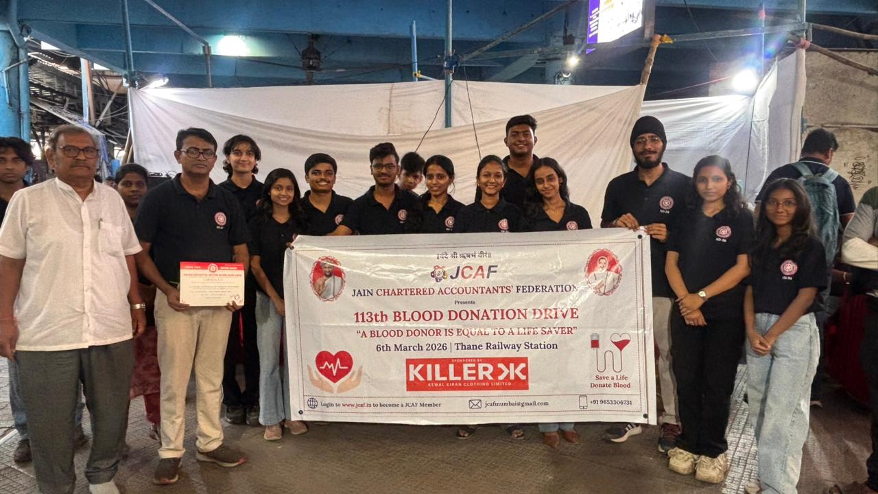 113th Blood Donation Drive at Thane Railway Station
